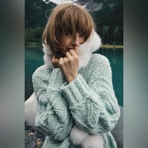 ✨ Anthropologie Fisherman Sweater